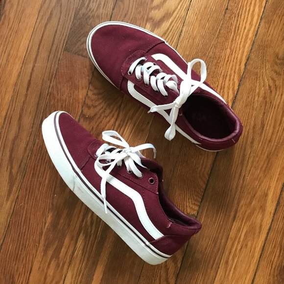 VANS Ward Lo Maroon Sneaker - Picture 3 of 4